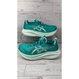 Asics GEL-Nimbus 27 Women’s Sz 8 Wave Teal Running Shoes #343